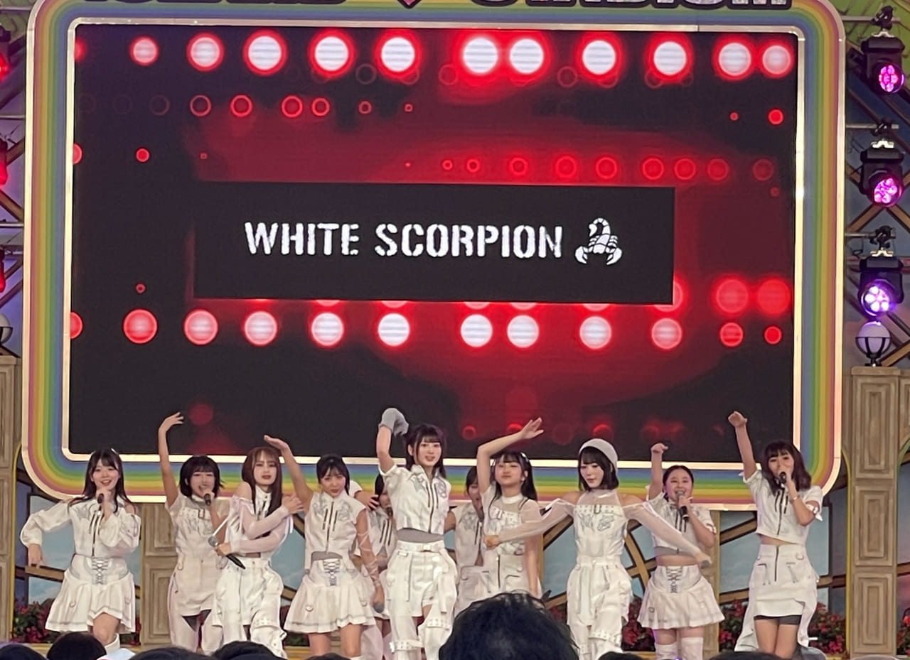 進化したＷＨＩＴＥ　ＳＣＯＲＰＩОＮがお台場を席巻　フジコーズを撃破？